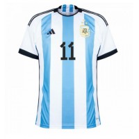 Koszulka piłkarska Argentyna Angel Di Maria #11 Strój Domowy MŚ 2022 tanio Krótki Rękaw
